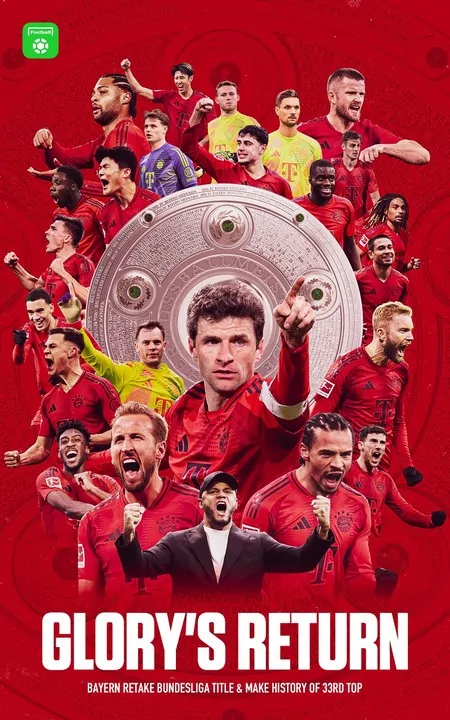 Harry Kane Finally Lifts a Trophy as Bayern Munich Clinch Bundesliga Title (Photos) - Loadedmore.ng