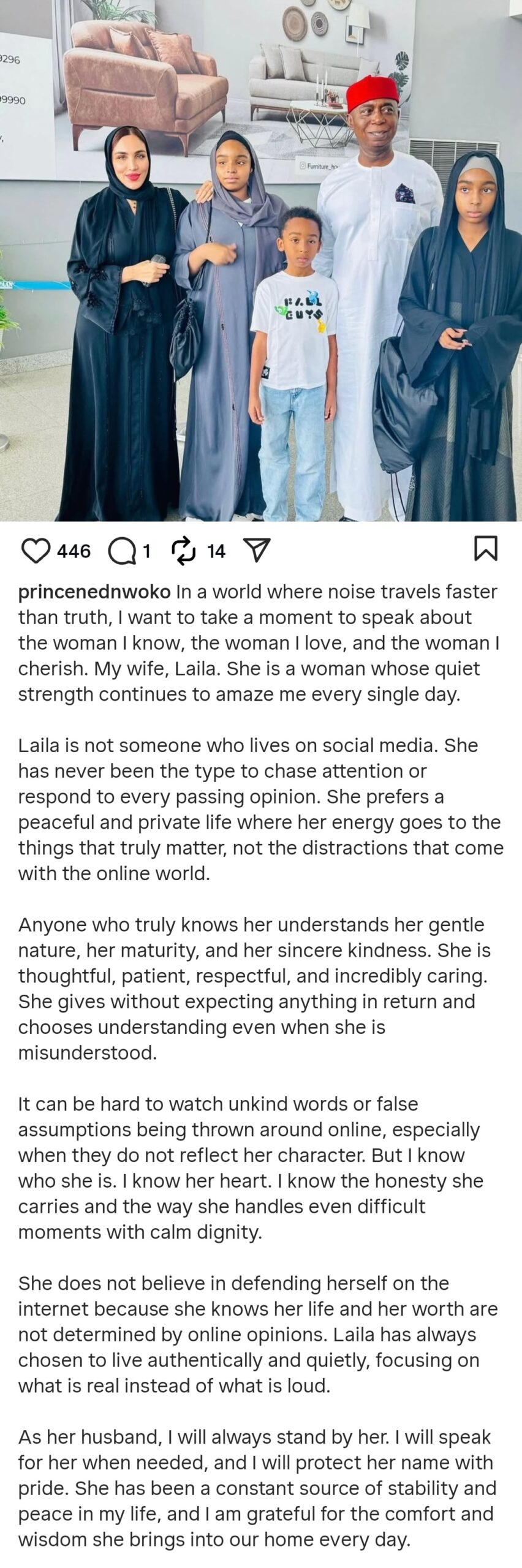 Ned Nwoko family crisis